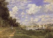 The Harbour at  Argenteuil Claude Monet
